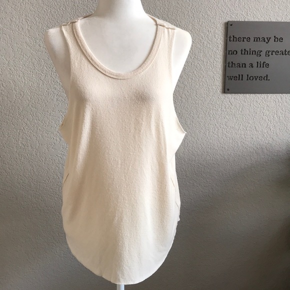 Free People Soft Cozy Swing Tank Ivory - M - Picture 5 of 16